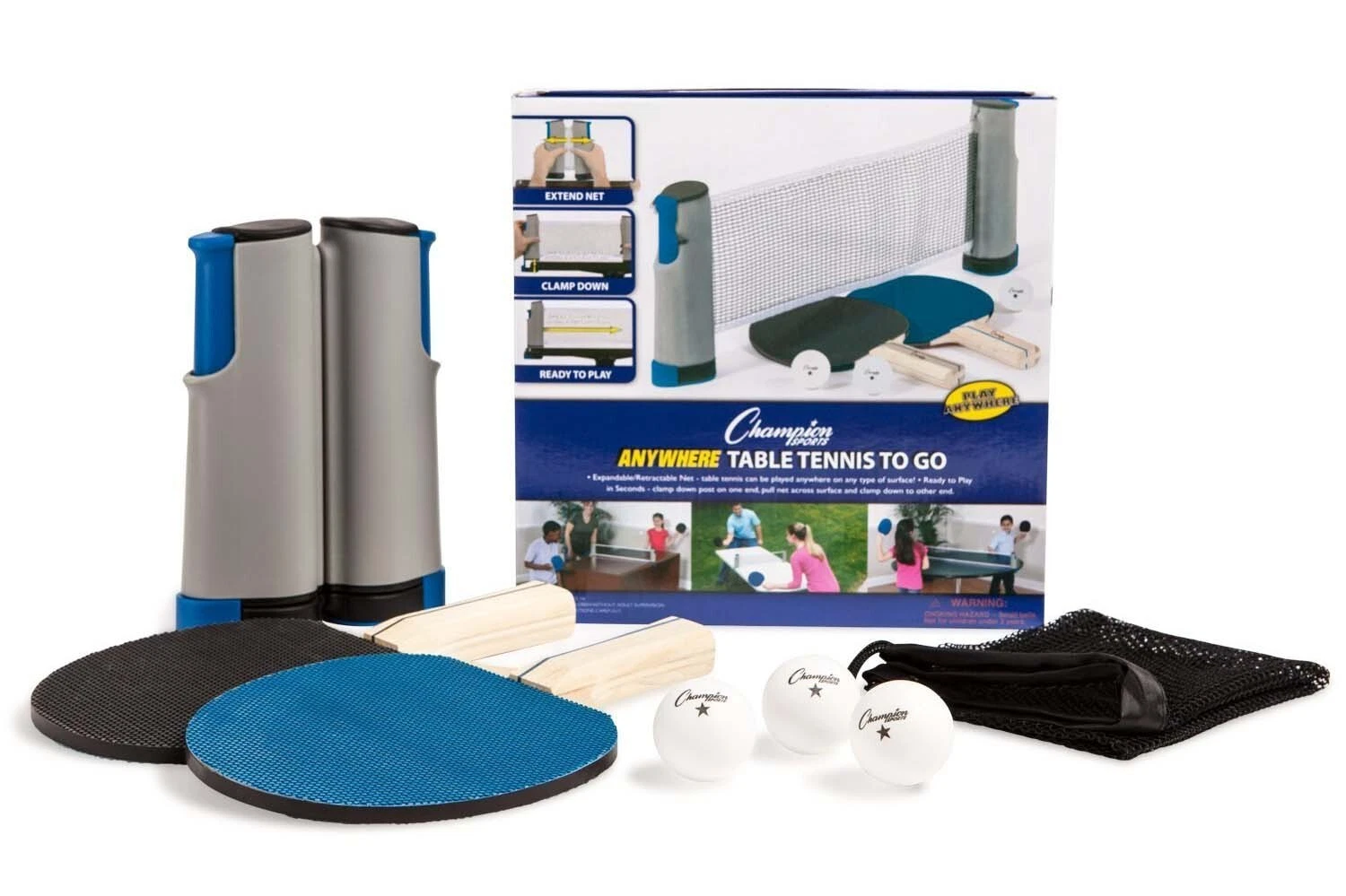 Champion Sports Table Tennis Set