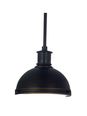 Generation Lighting Pratt Street Metal Pendant Lighting, Autumn Bronze-65085-715
