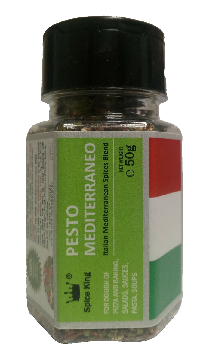 Pesto Mediterraneo Spice King Italian Spices Blend Umami Seasoning 50 g  1.76 oz | eBay