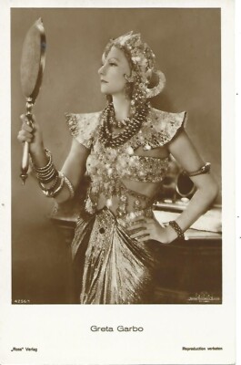 1930 GRETA GARBO  METRO GOLDWYN MAYER REAL PHOTOCARD COVER