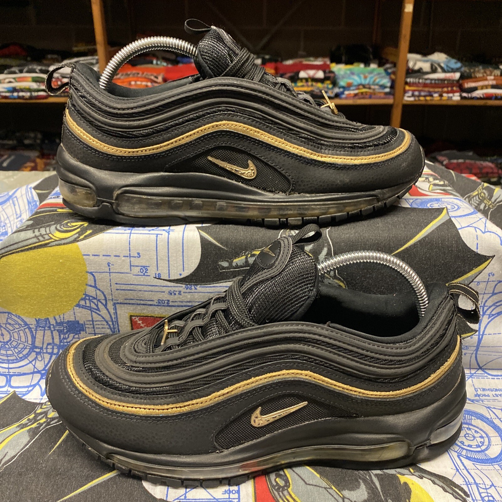 Size 9 - Nike Air Max 97 Black Metallic 