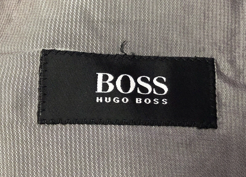 EUC Hugo Boss Notch Lapel 3 Button Blazer Sport Coat Men’s Sz 52 (Made Germany) - Image 3 of 4