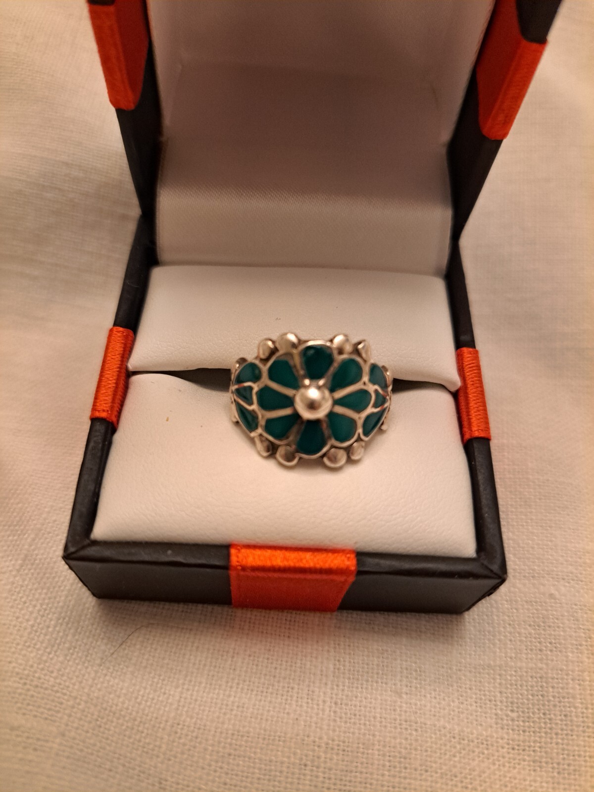 • BLOOM • turquoise + silver ring
