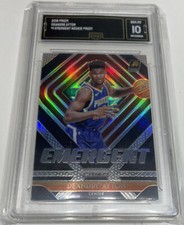 2018 Prizm DeAndre Ayton Emergent  GMA 10 Phoenix Suns Portland Trail Blazers