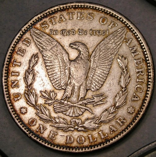 1894 MORGAN SILVER DOLLAR SCARCE TOUGHER SEMI KEY DATE APPEALING PERIMETER TONES - Bild 2 von 2