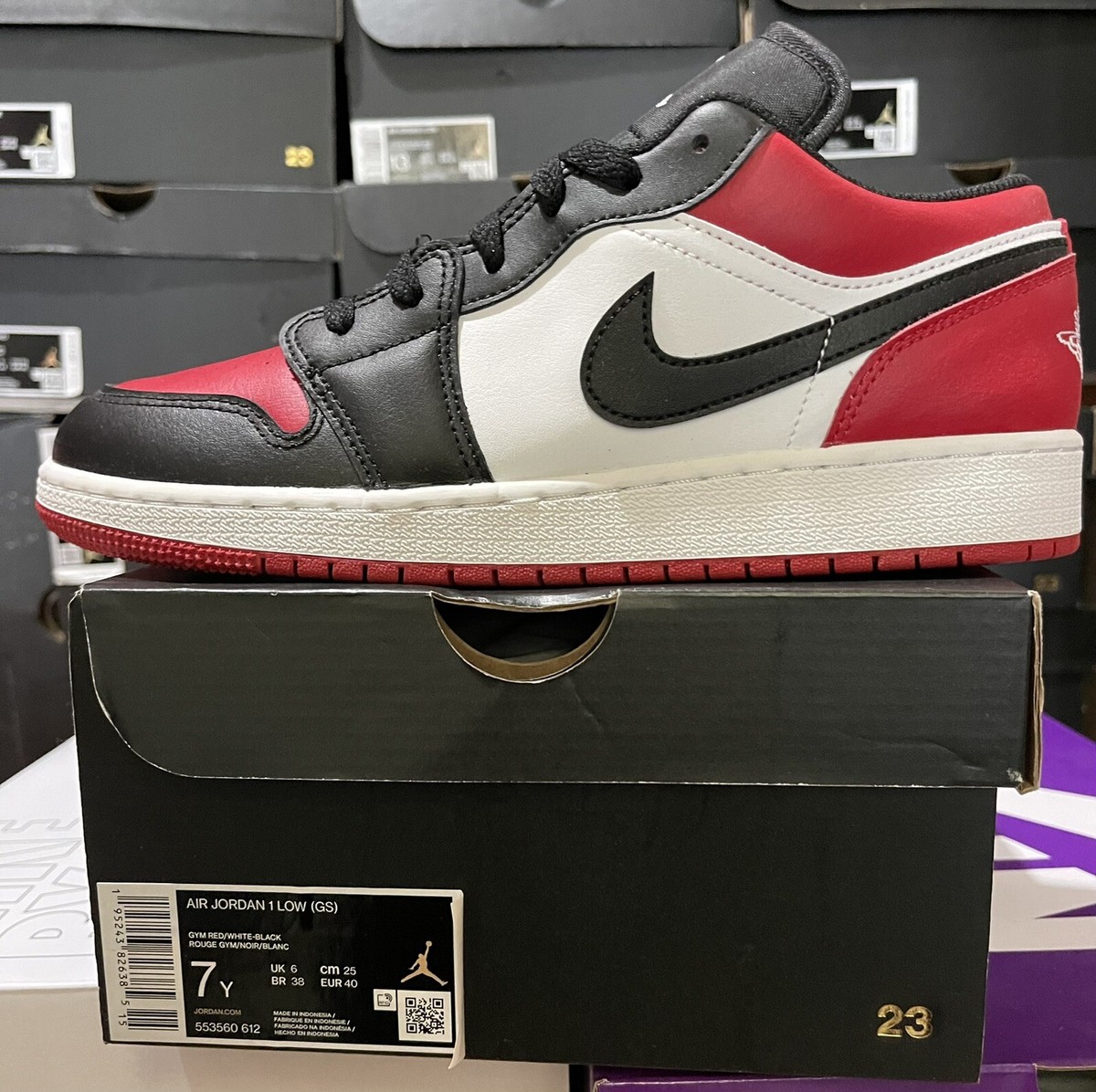 Air Jordan 1 Low GS Size 7Y/8.5W 553560-612 New | eBay