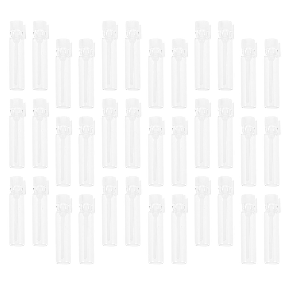 50 Pcs Glass Pipette Dropper Vial Dropper Bottle Essential Oil Dropping Bottles