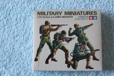 Tamiya 1/35 miniature militari fanteria esercito americano - realizzate e dipinte (4 figurine)