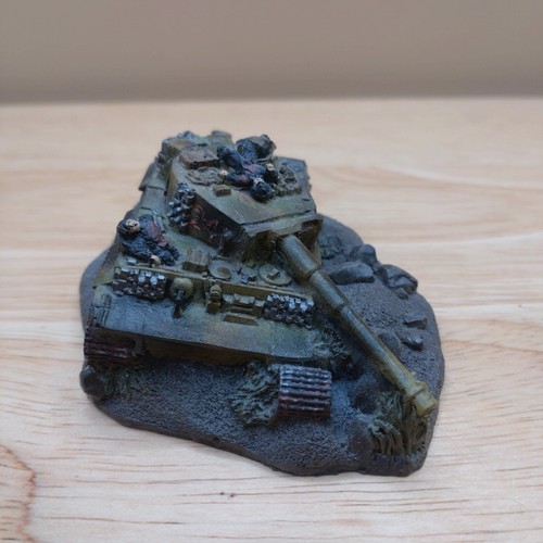 Flames of War 1 x Destroyed Tiger Objective Marker German Miniatures 15mm FOW