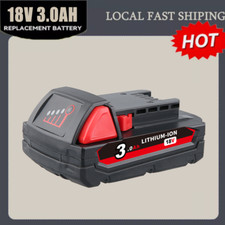 NEW For Milwaukee M18 Lithium ion 3.0 AH Extended Capacity Battery 48-11-1860 US