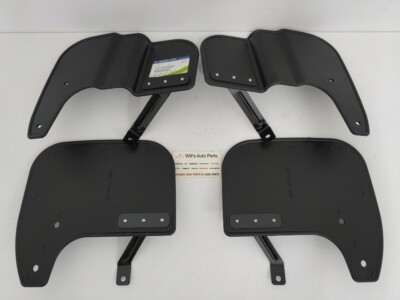 GENUINE NEW MUD FLAP FRT+RR+LH+RH SET SUITS SSANGYONG MUSSO 1997-2006 JYH