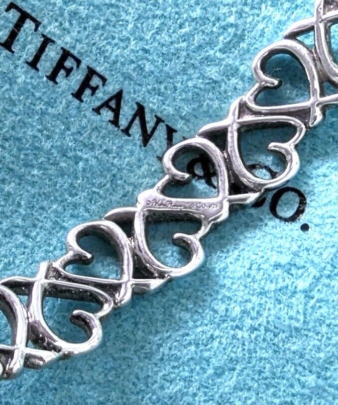 RARE Tiffany & Co. Sterling Silver Paloma Picasso Loving RARE Tiffany & Co. Sterling Silver Paloma Picasso Loving