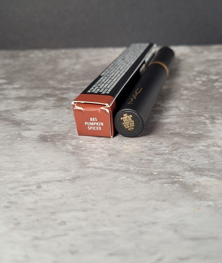 M.A.C SLIM STICK 885 新品 5 本セット Mac Powder Kiss Velvet Blur Slim Stick Lipstick 885 Pumpkin Spiced