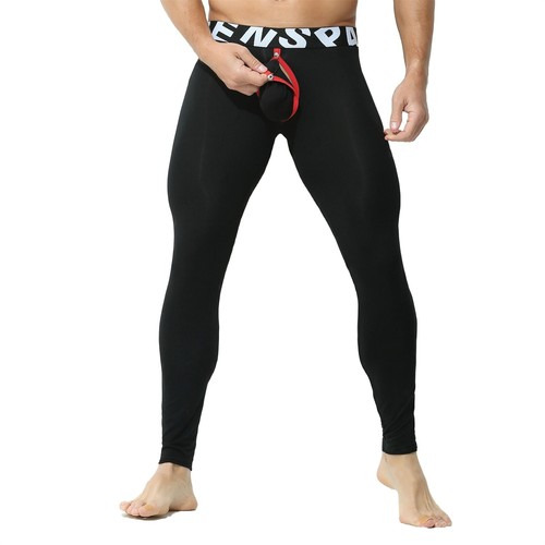 Men Sexy Thermal Long Johns Legging Pants U Convex Seperate Pouch Soft Underwear - Picture 24 of 31