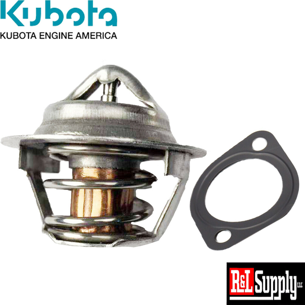 Genuine OEM KubotaThermostat with Gasket 15321-73014 16221-73270