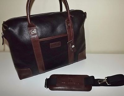 NEW TRAFALGAR PEBBLED LEATHER LAPTOP BRIEF BAG WITH  display picture 1