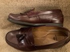 Men's Dockers 10 1/2 WIDE Classy Brown Leather Dressy Tassel Loafers — photo 2