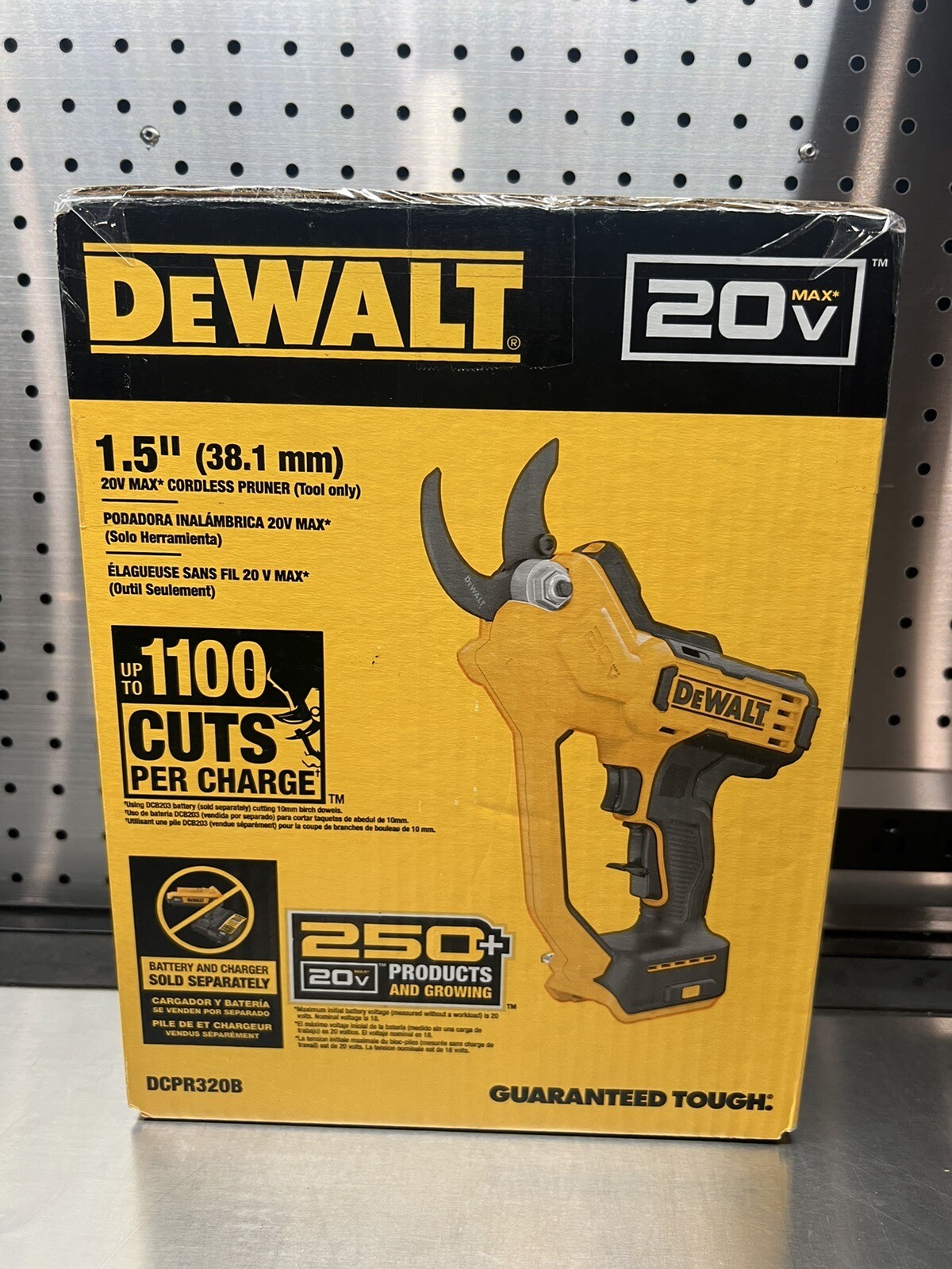 DEWALT Cordless Pruner 20V MAX Battery Powered Rechargeable (Tool Only