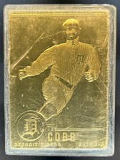 1996 Danbury Mint Ty Cobb 22k Gold Card #49 Tigers