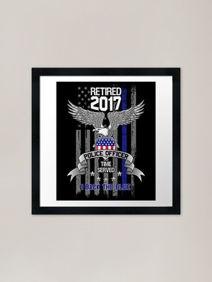 Gerahmtes gerahmtes Wandbild Poster Leinwanddruck Bild im Ruhestand 2017