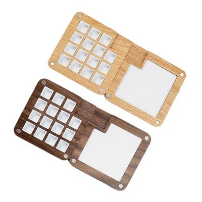 Leere Mini-Aquarellbox Reise-Farbpalette Farbpalettenplatte Farbtablett