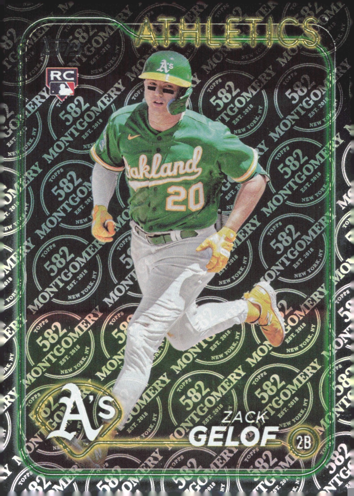 2024 Topps Series 1 - Zack Gelof #166 582 Montgomery Club (RC)