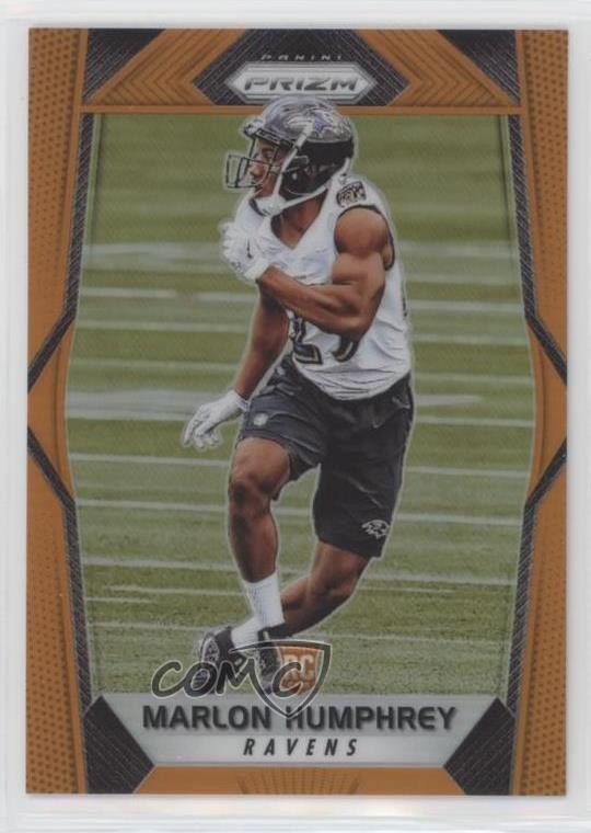 2017 Panini Prizm Rookies Orange Prizm 121/275 Marlon Humphrey #214 0c6