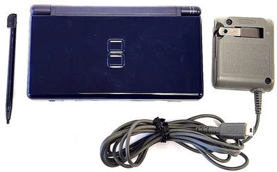 Nintendo DS Lite ENAMEL NAVY BLUE Handheld Video Game Console