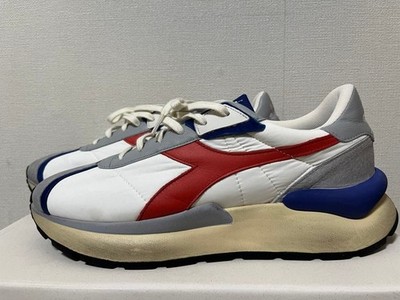 DIADORA Mercury Elite Heritage Sneakers White/Tibetan Red 28cm US10 New