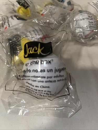 Lot Of 10: ORIGINAL Jack In The Box Antenna Ball Toppers NEW AND SEALED 2014 - Picture 4 of 4