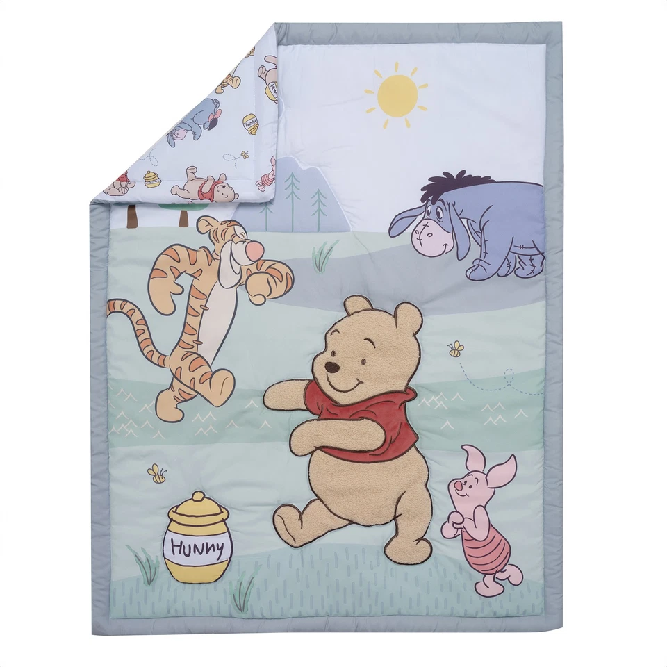 Bedtime Originals Disney Baby Winnie the Pooh & Friends 3-pc Crib Bedding Set - Image 3 of 4