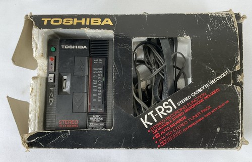 Toshiba KT-RS1 AM/FM Stereo Cassette Player For Parts/Repair/Untested