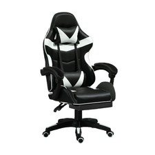 Gaming Chair Height Adjustable Recliner Swivel Ergonomic Office PC with Footrest