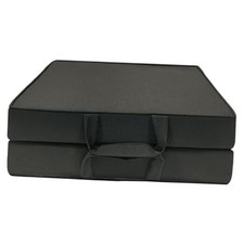 Stadium Seat Cushion 3.15 Inches Thick Portable with Handle Bleacher A-1 Black