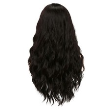 Parting Long Curly Wig Realistic Fiber Fluffy Wig Cover Hairdress Tools