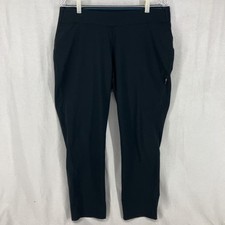 Columbia Omni Shield Women XL Pants Zip Pocket Black Outdoor