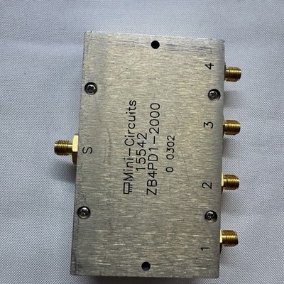Mini-Circuits ZB4PD1-2000 RF Power Divider 4 Way Splitter SMA Lab Tool Qty