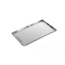 Commercial Stainless Steel Square Tray 31.5 x 21.5 x 2 cm for Cooking Serving