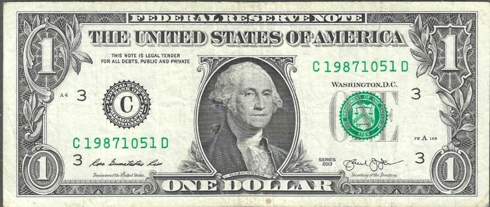 THIS IS FANCY - 12 FRNs w/diff denoms & dates all with the first 4 serials 1987 - Image 3 of 4