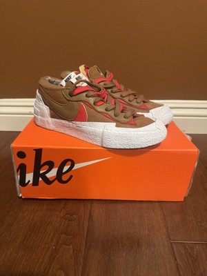 Nike x Sacai Blazer Low British Tan - Size M 4.5 / W 6