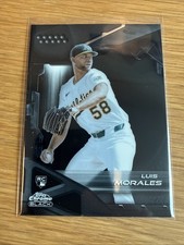 Topps 2026 Chrome Black Luis Morales Rookie #196 Athletics Baseball Card