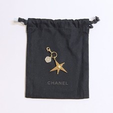 CHANEL 2025 Star Camellia Flower Holiday Charm With Black Pouch