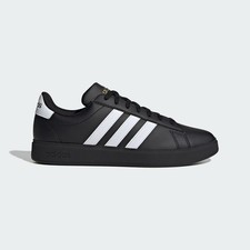 Adidas Men's Grand Court 2.0 Shoes Black/White Sneakers Tennis JR0546