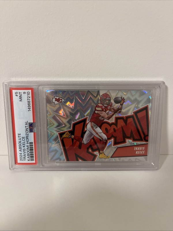 2024 Panini Absolute - Kaboom! Horizontal Travis Kelce #5 PSA 9