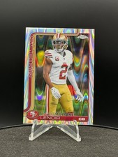 2025-26 Topps Chrome Football RAYWAVE REFRACTOR #269 Deommodore Lenoir 49ers NM