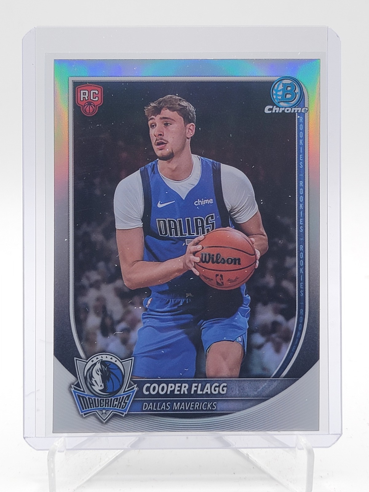 COOPER FLAGG 2025-26 BOWMAN CHROME RED LOGO REFRACTOR ROOKIE #BRR-1 Q5692