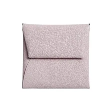 HERMES Bastia Goatskin Wallet Women's 3.3x3.2 in