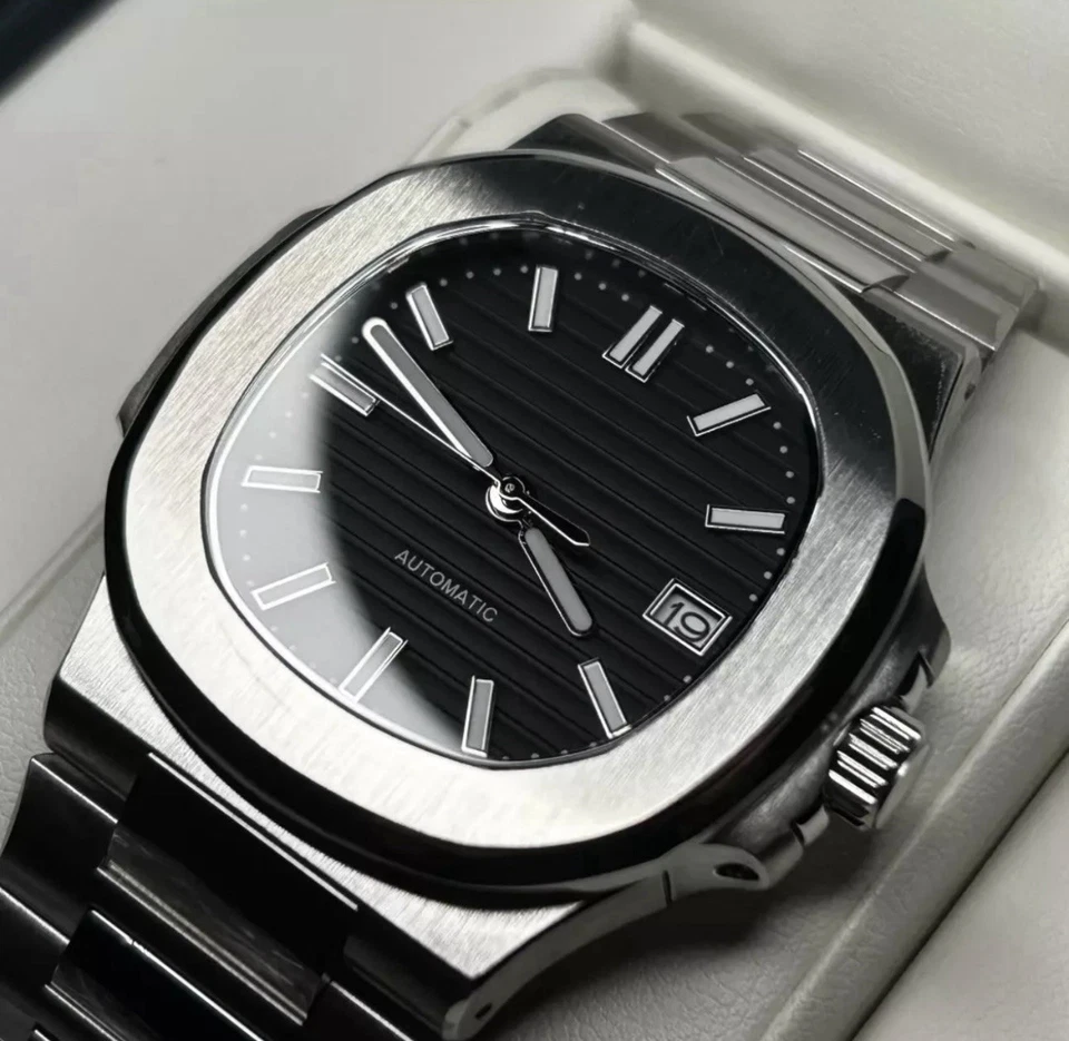 Custom 40mm BK Dial “Jumbo” Mod Watch w/NH35 Automatic Movement - Image 3 of 4