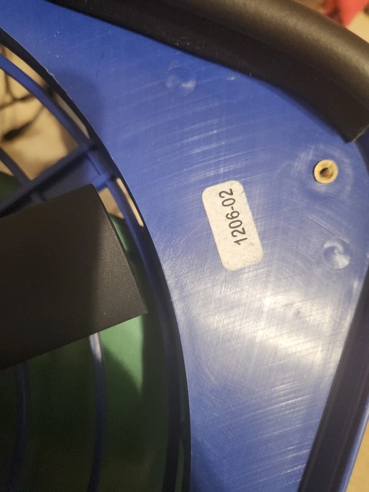 Ventiladores de refrigeración eléctricos dobles (cubierta azul) FAL 1206-02 Flex-A-Lite *Envío rápido* Foto 4 de 4