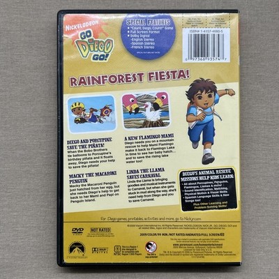 Go Diego Go! Rainforest Fiesta! (DVD 4 Eps.) Nick Jr. Show Spanish